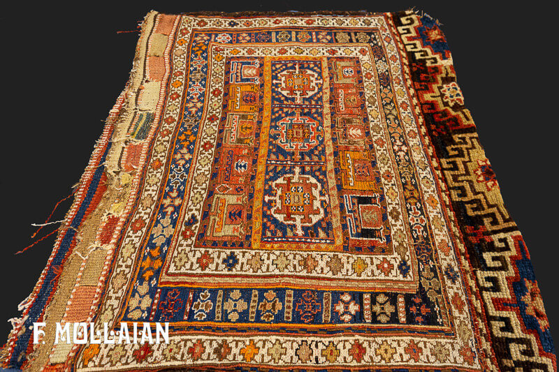 Antique Persian Sirjan Sella Rug (96x76 cm)